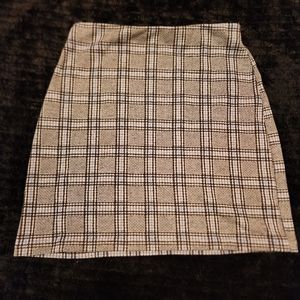 Plaid Mini Skirt